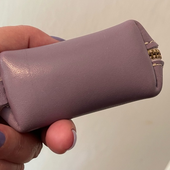 Portland Leather Tiny Taco Keychain in Lilac - Picture 10 of 10